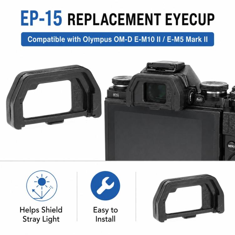 EP-15 Eyepiece Eyecup for Olympus E-M10 Mark II / E-M5 Mark II