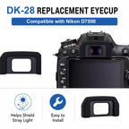 DK-28 Eyepiece Eyecup for Nikon D7500 — view 5