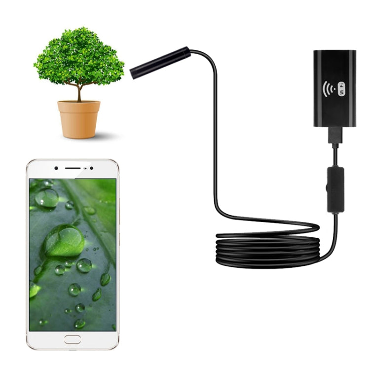 F99 HD Mobile Phone Endoscope, 8mm Waterproof Pipe Endoscope, Wifi Version, Hardwire, Length: 2m