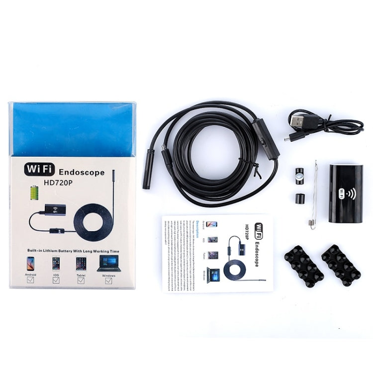 F99 HD Mobile Phone Endoscope, 8mm Waterproof Pipe Endoscope, Wifi Version, Hardwire, Length: 2m