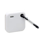 Bluetooth Smart Tracker Silicone Case for Tile Mate Pro — White