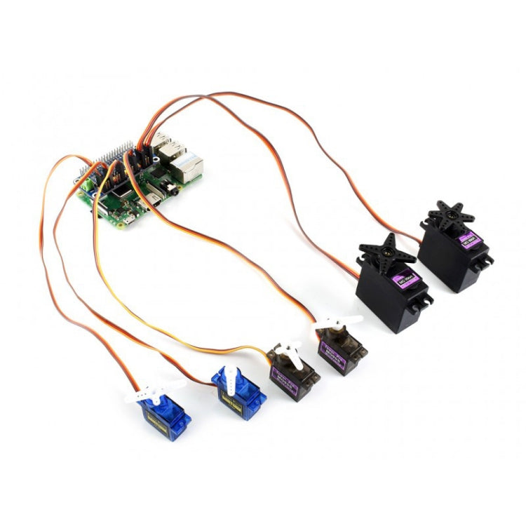 Waveshare 16-Channel 12-bit I2C Servo Driver HAT for Raspberry Pi