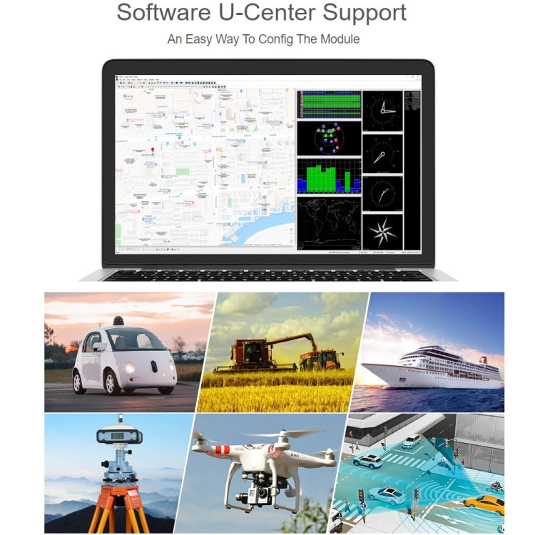 Waveshare ZED-F9P GPS-RTK HAT Centimeter Level Accuracy Multi-Band RTK Differential GPS Module for Raspberry Pi — view 9