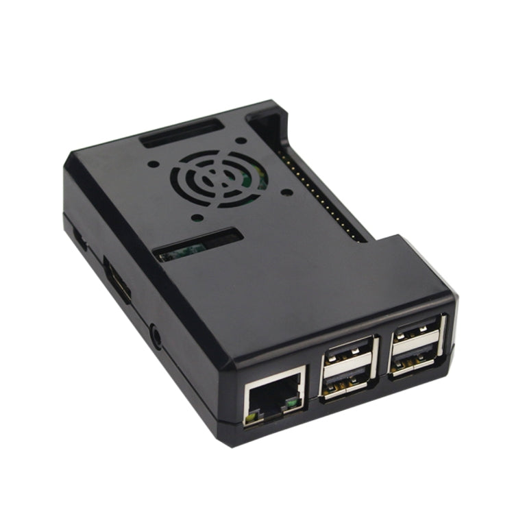 ABS Protective Shell Case with Cooling Fan Hole for Raspberry pi 3