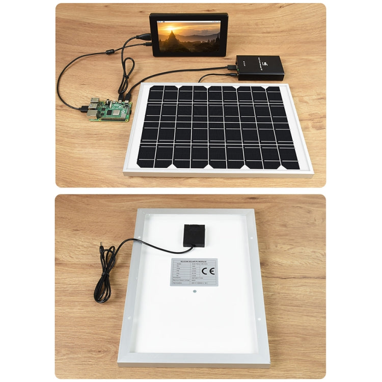 Waveshare High Conversion Efficiency 18V 10W Solar Panel — view 7