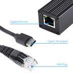 Waveshare Metal Case Gigabit PoE Splitter, 5V 2.5A Type-C Out — view 5