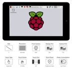 WAVESHARE 7 inch 800 x 480 Capacitive Touch Display with Front Camera for Raspberry Pi — view 2