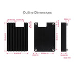 WAVESHARE Aluminum Heatsink for Raspberry Pi CM4, with Antenna Notch — view 6