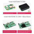 WAVESHARE Aluminum Heatsink for Raspberry Pi CM4, with Antenna Notch — view 7