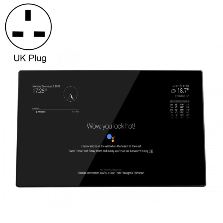 Waveshare 13.3 inch Magic Mirror, Voice Assistant, Touch Control — EU Plug