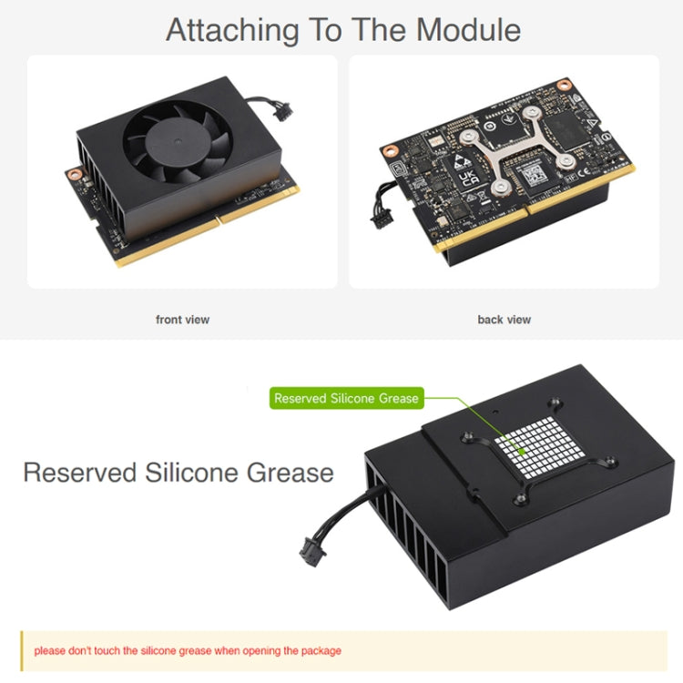 Waveshare Dedicated Cooling fan for Jetson TX2 NX — view 4