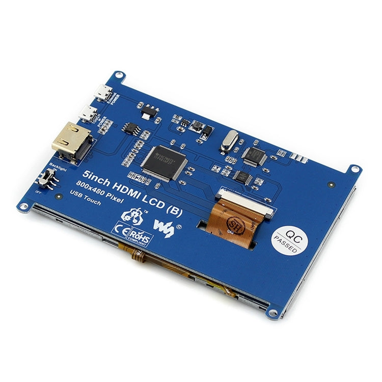 WAVESHARE 5 Inch HDMI LCD (B) 800x480 Touch Screen for Raspberry Pi Supports Various Systems — view 3