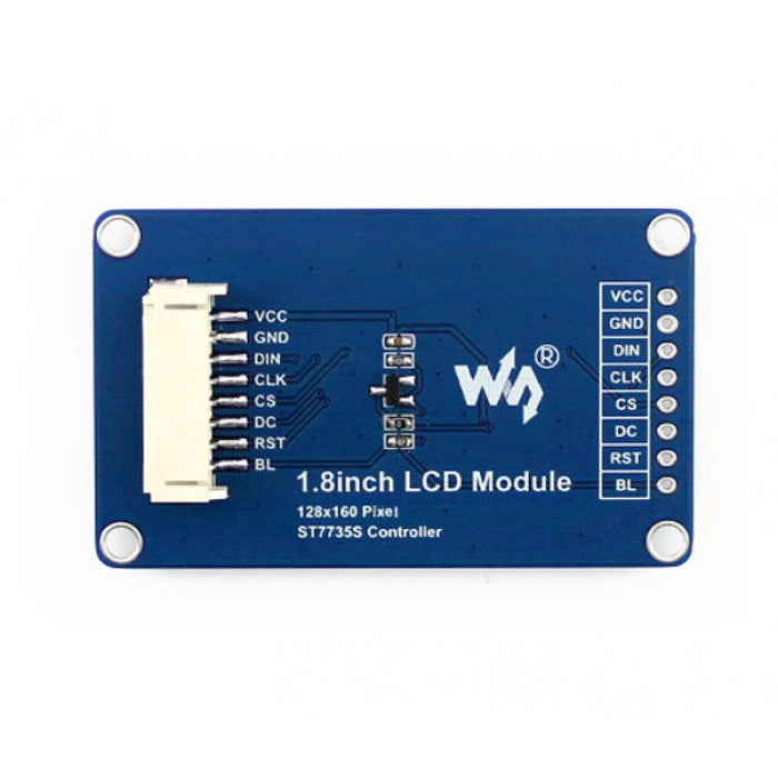 WAVESHARE 128x160 General 1.8inch LCD Display Module with SPI Interface