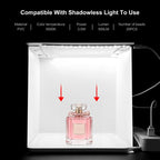 20cm Folding Portable 550LM Light Photo Lighting Studio Shooting Tent Box Kit with 6 Colors Backdrops (Black, White, Yellow, Red, Green, Blue), Unfold Size: 24cm x 23cm x 23cm — view 10