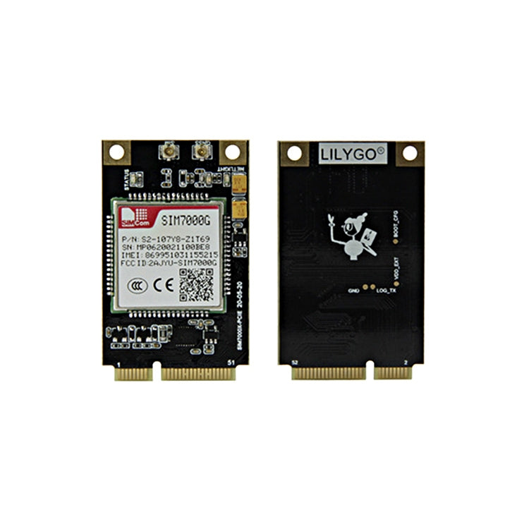 TTGO T-PCIE ESP32-WROVER-B AXP192 Chip WiFi Bluetooth Nano Card SIM Series Module Hardware Composable Development Board, SIM7000G-PCIE