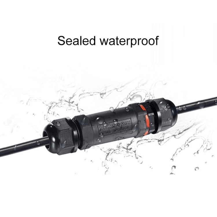 XYS20 IP68 Waterproof 3 Pin Straight Cable Connector — view 6