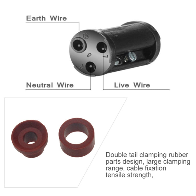 XYS20 IP68 Waterproof 3 Pin Straight Cable Connector — view 8
