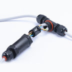 XY25 IP68 Waterproof 3 Pin T-type Cable Connector — view 3
