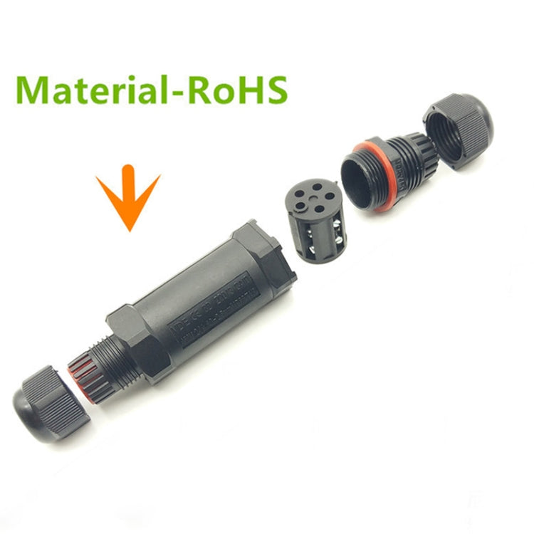 XY25 IP68 Waterproof 5 Pin Straight Cable Connector