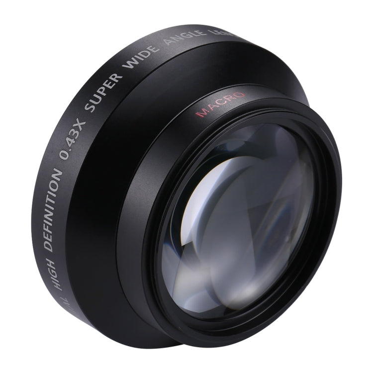 62mm 0.43X Super Wide Angle Lens with Macro Lens