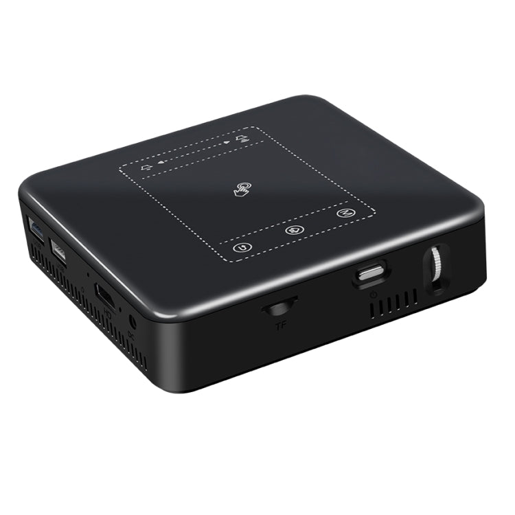 D13 2+16G 854 x 480 Android 7.1.2 Mini Pocket Projector 4K DLP Smart Handheld LED WIFI Home Theater Projector, Support USB / TF / HDMI