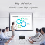 D13 2+16G 854 x 480 Android 7.1.2 Mini Pocket Projector 4K DLP Smart Handheld LED WIFI Home Theater Projector, Support USB / TF / HDMI