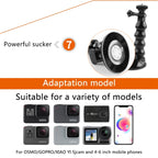 Jaws Flex Clamp Mount for GoPro, Insta360, DJI and Other Action Cameras