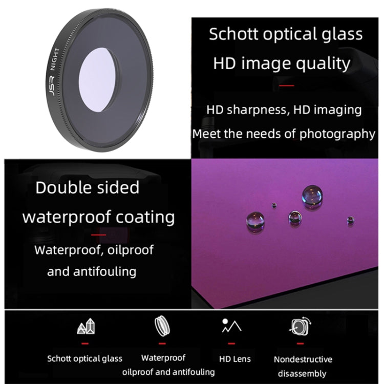 JSR NIGHT Lens Filter For DJI Osmo Action 3 — view 4