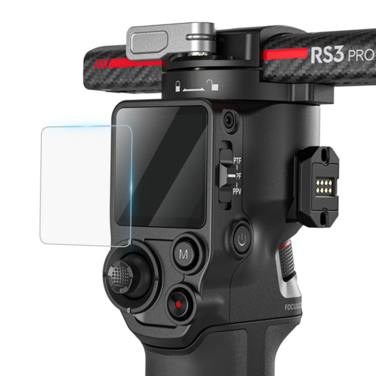 Explosion-proof Tempered Glass Screen Film, For DJI RS3 / RS3 Pro