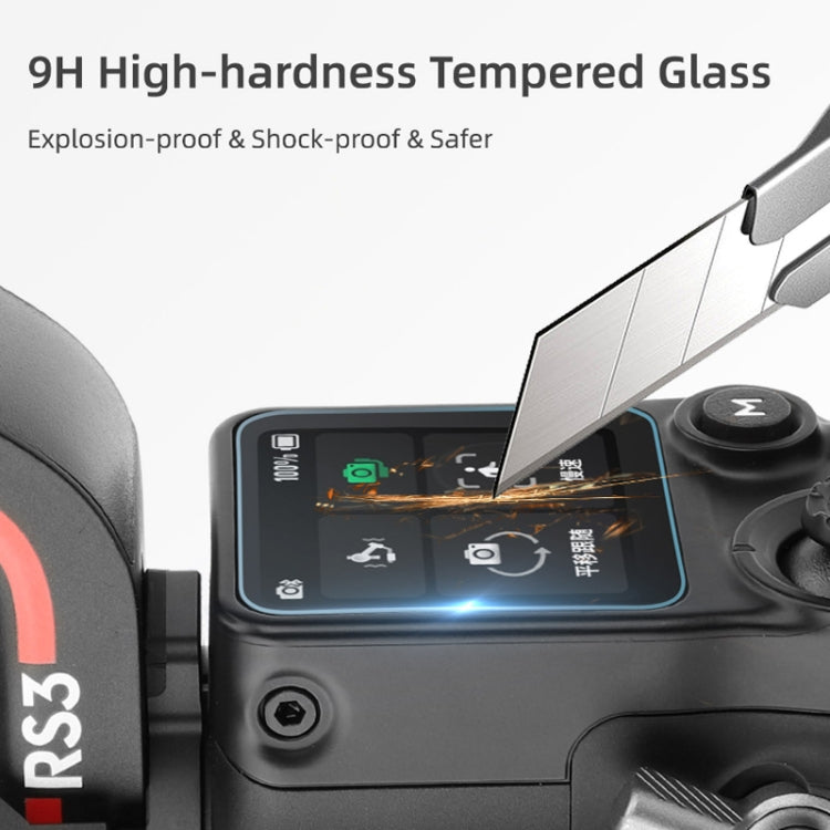 Explosion-proof Tempered Glass Screen Film, For DJI RS3 / RS3 Pro