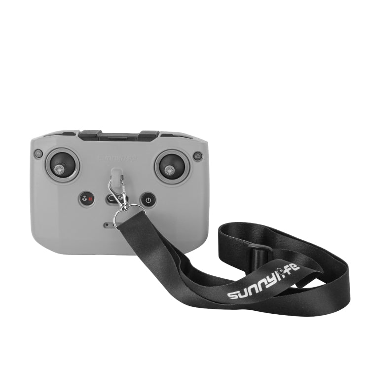 For DJI Neo / Mini 4 Pro / RC-N3 / RC-N2 / RC-N1 Sunnylife Controller Protective Cover Silicone Case with Neck Strap — Grey