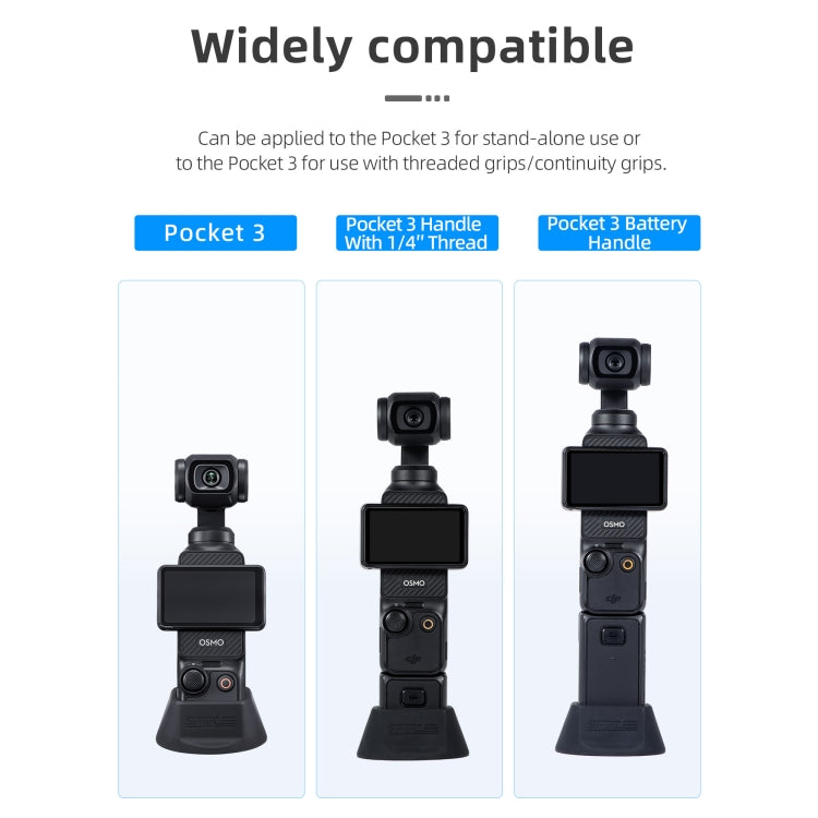 For DJI Osmo Pocket 3 STARTRC Silicone Desktop Base Bracket — view 7