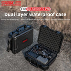 STARTRC Waterproof EVA ABS Dual-layer Suitcase Storage Box, For DJI Osmo Action 5 Pro