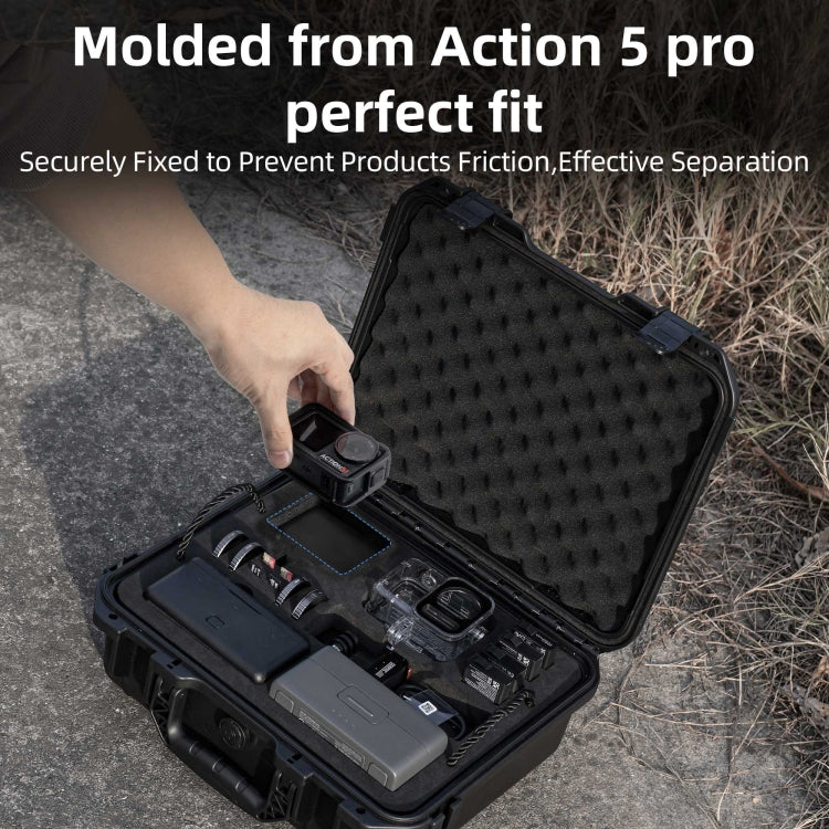 STARTRC Waterproof EVA ABS Dual-layer Suitcase Storage Box, For DJI Osmo Action 5 Pro
