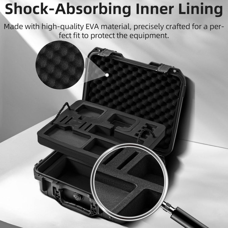 STARTRC Waterproof EVA ABS Dual-layer Suitcase Storage Box, For DJI Osmo Action 5 Pro