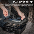 STARTRC Waterproof EVA ABS Dual-layer Suitcase Storage Box, For DJI Osmo Action 5 Pro