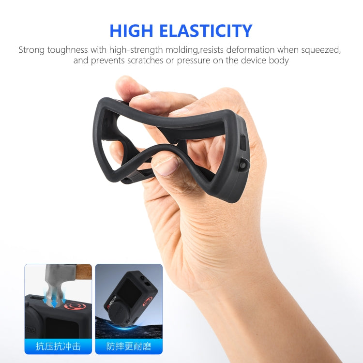 For DJI Osmo Action 5 Pro STARTRC Silicone Protective Case with Lens Cover