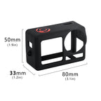 For DJI Osmo Action 5 Pro STARTRC Silicone Protective Case with Lens Cover