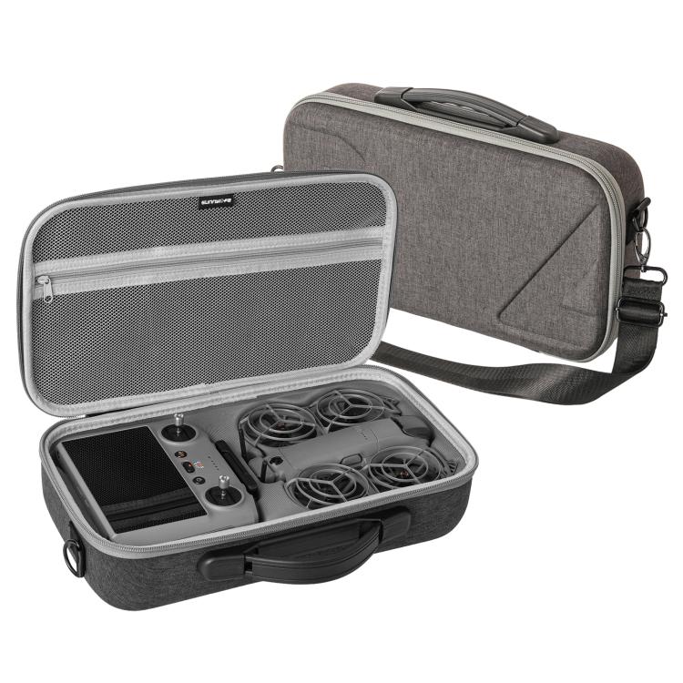 For DJI Neo 2 Sunnylife Portable Carrying Case Combo Shoulder Bag Protective Bag Hard Travel Case