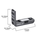 STARTRC L-shaped Magnetic Quick Release Bracket, For DJI Osmo Action 5 Pro / 4 / 3 — For DJI Osmo Action 5 Pro / 4 / 3