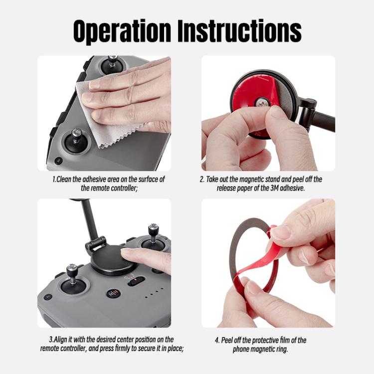 For DJI RC-N STARTRC Remote Controller Phone Magnetic Mount — view 14