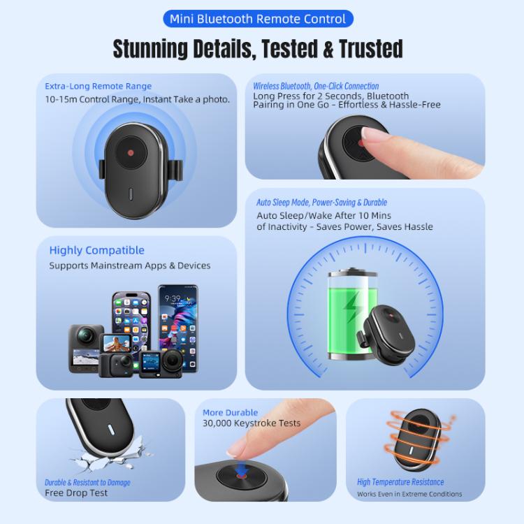 STARTRC Mini Action Camera Wireless Remote Control