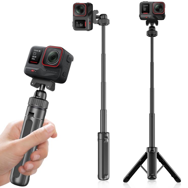 VT-14 Magnetic Tabletop Tripod Telescopic BallHead Selfie Stick for GoPro, Action Camera