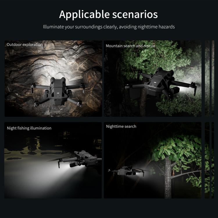 STARTRC Night Navigation Searchlight LED Flashlight Rechargeable Refill Lighting Signal Light, For DJI Mini 4 Pro