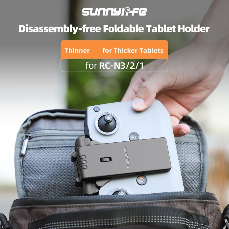 Sunnylife Remote Controller Tablet Holder Stand For DJI RC-N3 / RC-N2 / RC-N1 — Grey