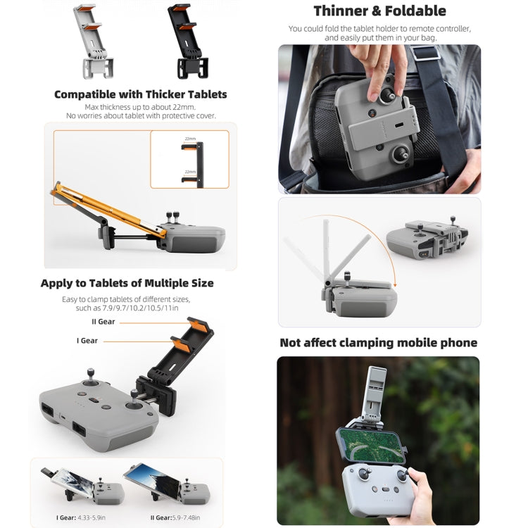 Sunnylife Remote Controller Tablet Holder Stand For DJI RC-N3 / RC-N2 / RC-N1 — view 4
