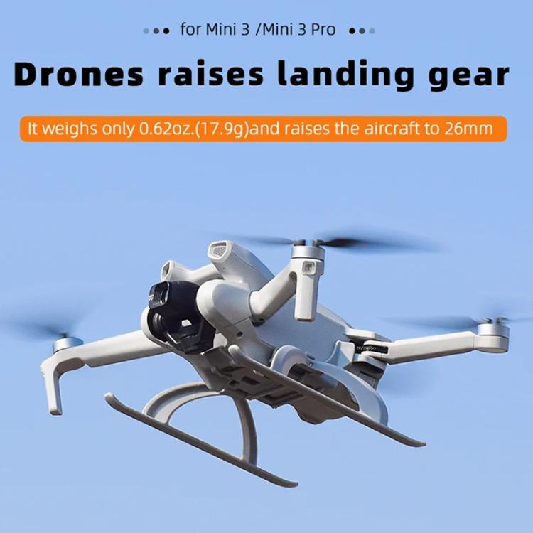 BRDRC Folding Heightened Landing Gear Training Rack, For DJI Mini 3 / 3 Pro
