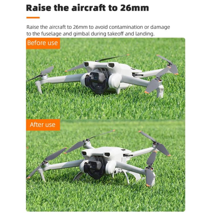 BRDRC Folding Heightened Landing Gear Training Rack, For DJI Mini 3 / 3 Pro