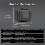 Camera Hard Storage Box Bag Protective Case, For DJI OSMO Action 5 Pro / 4 / 3