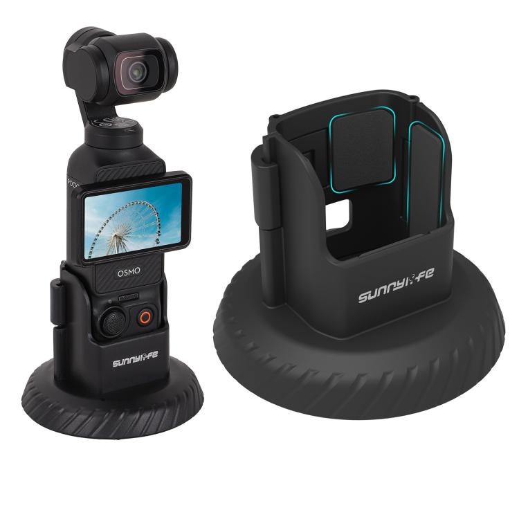 For DJI Osmo Pocket 3 Sunnylife Magnetic Base Mount Tabletop Base Stand Holder
